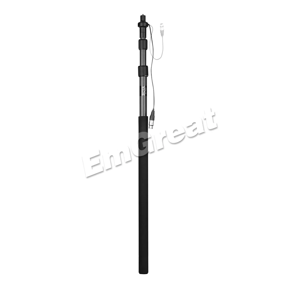 Boya BY-PB25 из углеродного волокна микрофон бумпулы с внутренним XLR кабелем 1 м(3,3 ') до 2,5 м(8,2') микро бум полюс