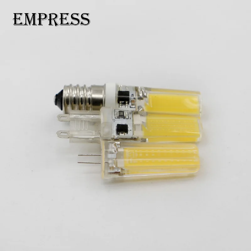 Светодиодный G4 G9 E14 Лампа AC 220 V 6 Вт 9 Светодиоды SMD COB светодиодные лампы для дома