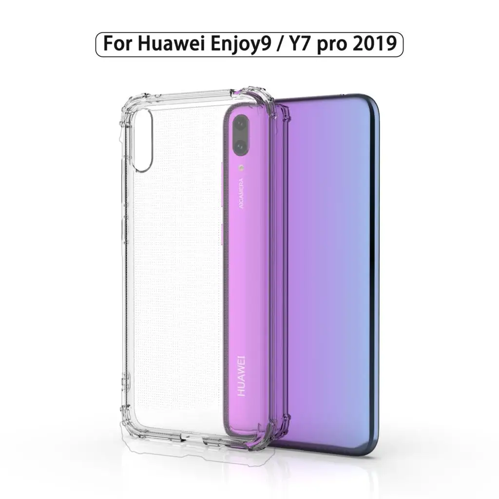 Супер Противоударный защитный чехол для Huawei Y7 Pro 2019 из ТПУ полный Honor 7C 7A Y6 Prime Y5 2018