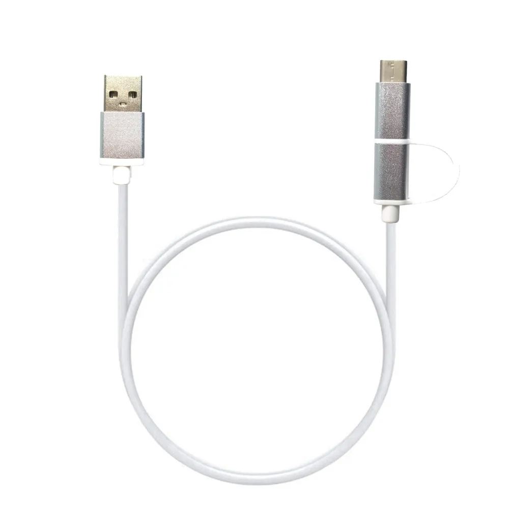 5 шт./лот USB Type C и Micro 2 в 1 кабель для Samsung быстрой зарядки передачи данных Xiaomi 4C Nexus 5X
