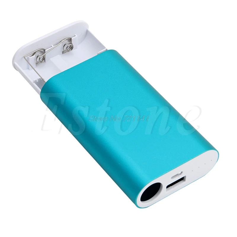 

1 PC 2x18650 Battery Charger 5V USB 5200mAh Power Bank Case Kit DIY Box For Phone GPS Electronics Stocks Dropship