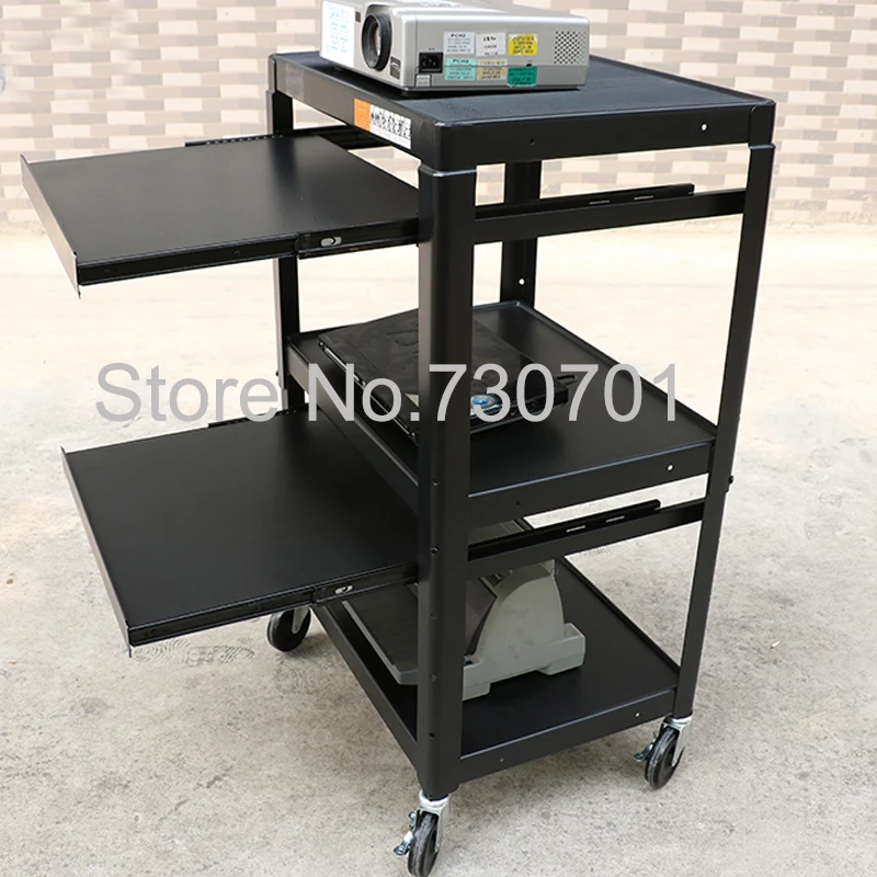 Проектор Мобильные тележки двигаться кронштейн для проекторов колеса