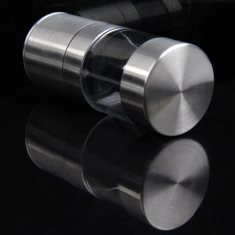 

Stainless Steel Manual Salt Pepper Mill Grinder Seasoning Muller Cooking Tools Kitchen Accessories Cookware Spice Milling Gadget