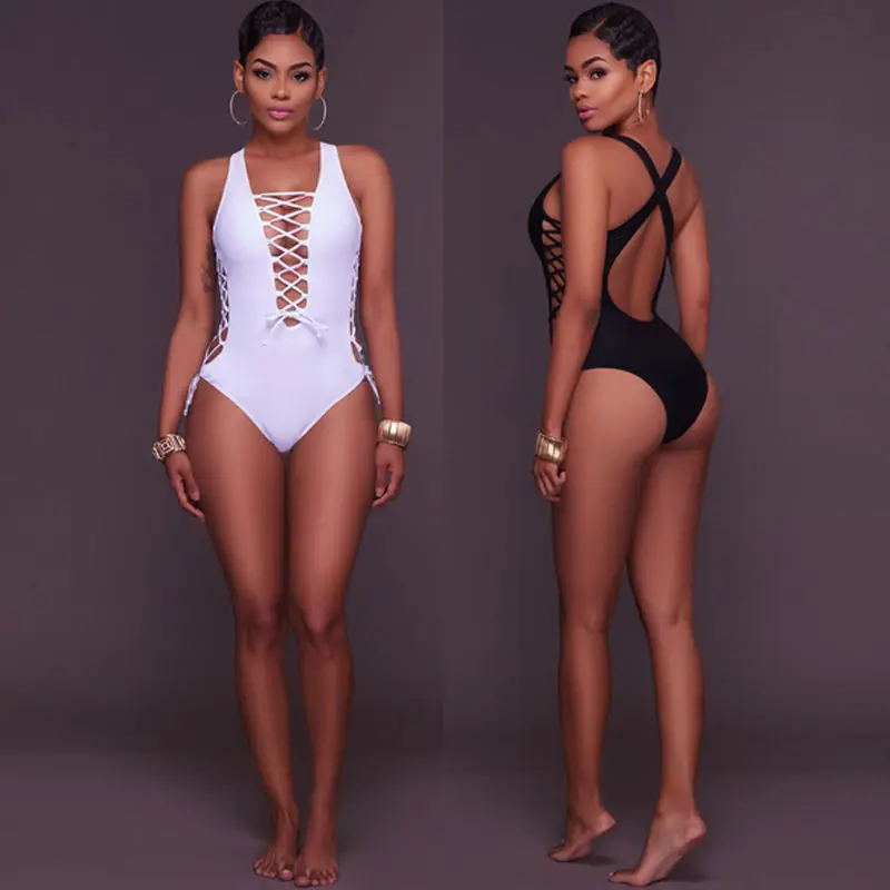 Женский слитный купальник горячая распродажа Монокини бандажный женский