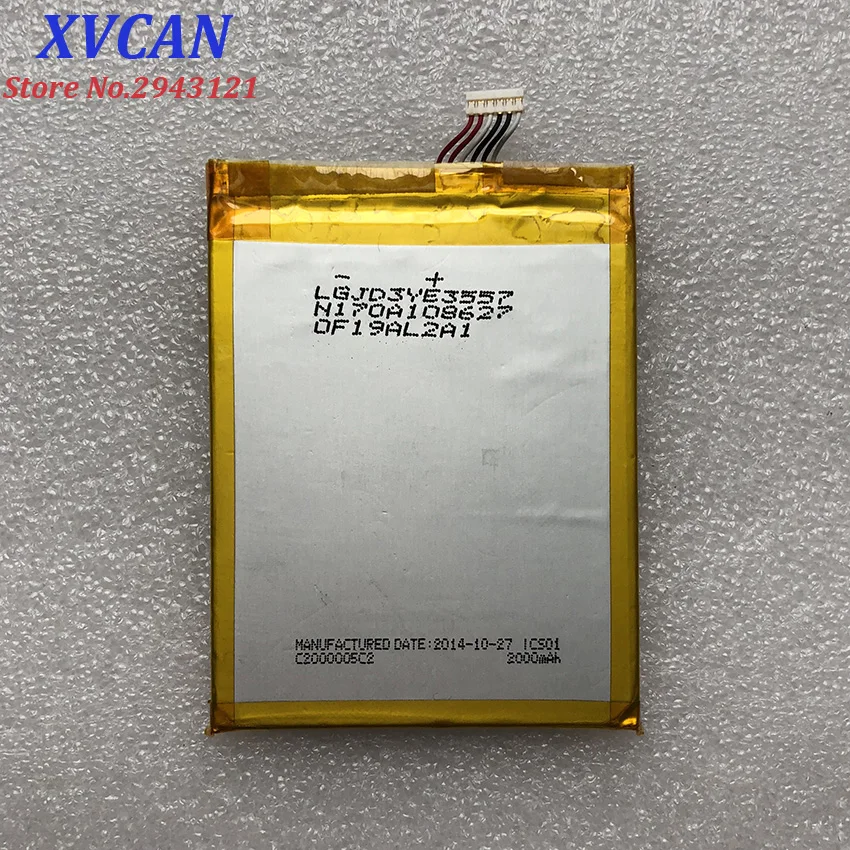 Оригинальный аккумулятор TLP020C1 TLP020C2 2000 мАч для смартфона Alcatel Idol x1s 6034R S950 x 6037y 6040x6032