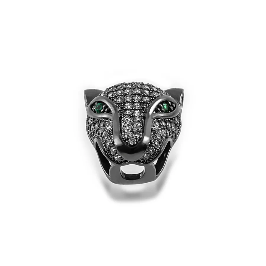 Новые бусины с пантерными головками DIY бисерный браслет ожерелье ювелирные