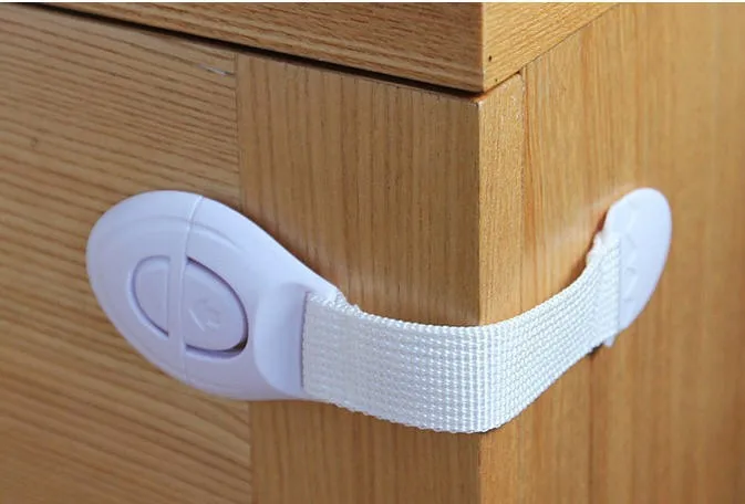 2 шт./лот замок для детского шкафа Блокировка ящиков защита холодильника ремень