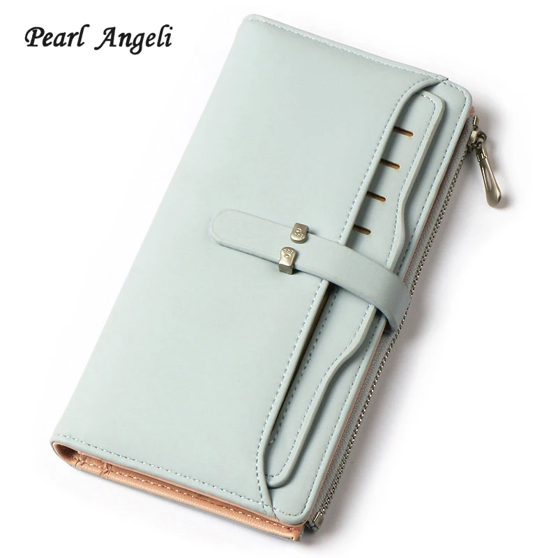 Новинка Женский кошелек брендовый Кошелек для монет розовый кожаный женский