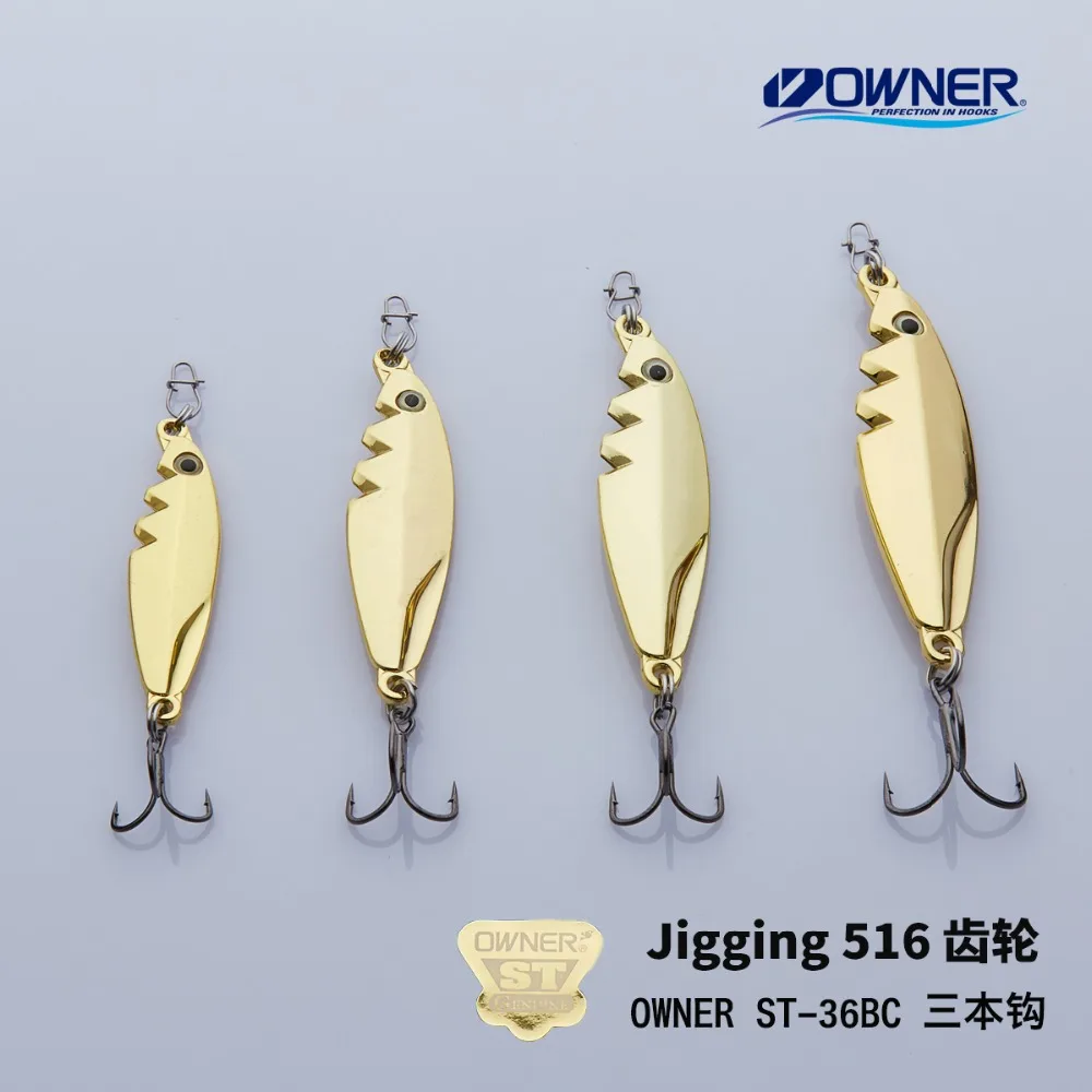 YAPADA Jigging 516 Gear 10 г/15 г усиленный тройной крючок 55-65 мм многоцветное перо