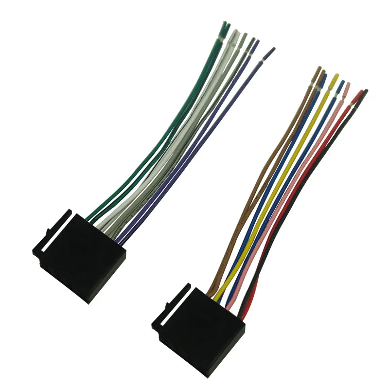 

Car Universal Male ISO Radio Wire Cable Wiring Harness Car Stereo Cable Adapter Connector For Volkswagen/Citroen/Audi CAS032