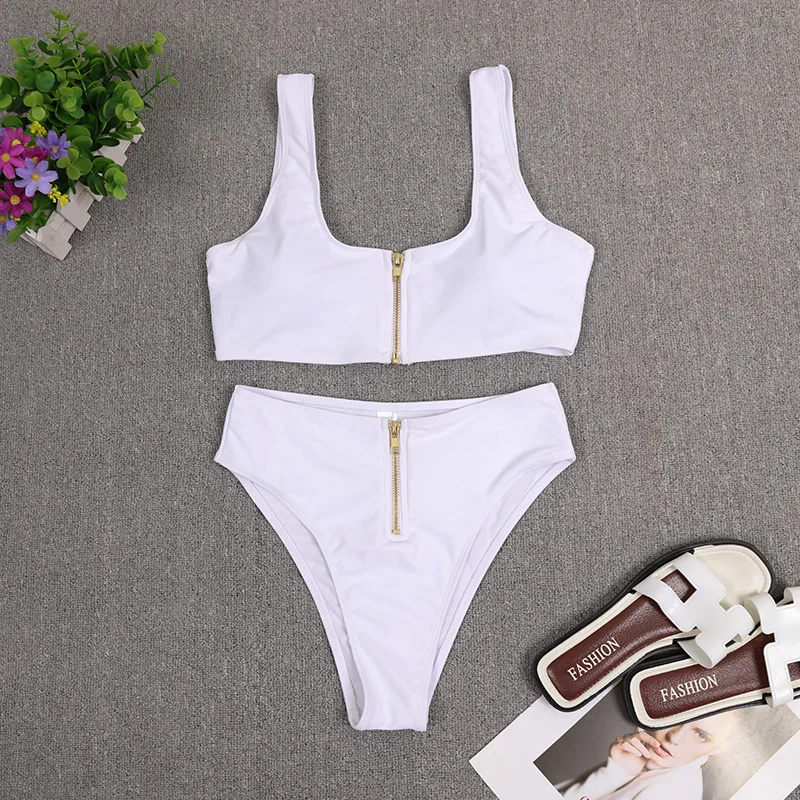 Для женщин летние купальники 2019 обувь на молнии большие размеры до сплошной