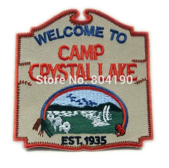 Friday the 13th Camp Crystal Lake Рождественская ТВ серийная форма панк аппликация в стиле