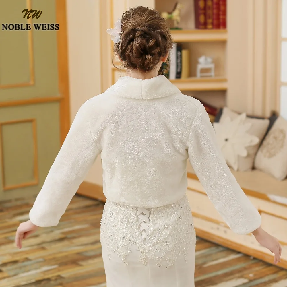 

SHAMAI Free Shipping Women Winter wedding faux fur jacket bolero wraps Bridal Coat Wedding Bolero Faux Fur Bridal Shurg