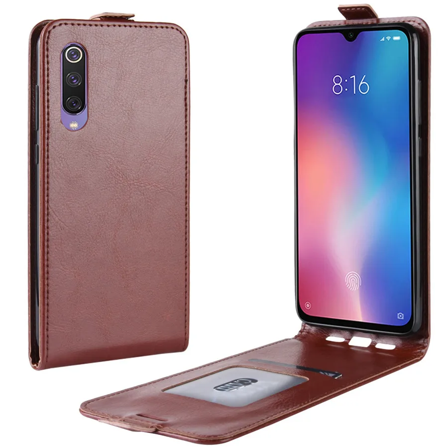 Xiaomi Mi 9 чехол на Xiaomi Mi 9 SE чехол ретро кожаный Магнитный Вертикальный книжка чехол на для Xiaomi Mi 9 mi9 SE чехол чехлы обложка бизнес телефона сумка
