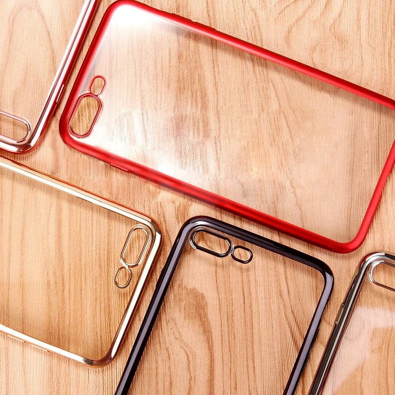 Роскошный Ультратонкий Прозрачный чехол для iphone XS Max 8 7 6 6S Plus прозрачный мягкий