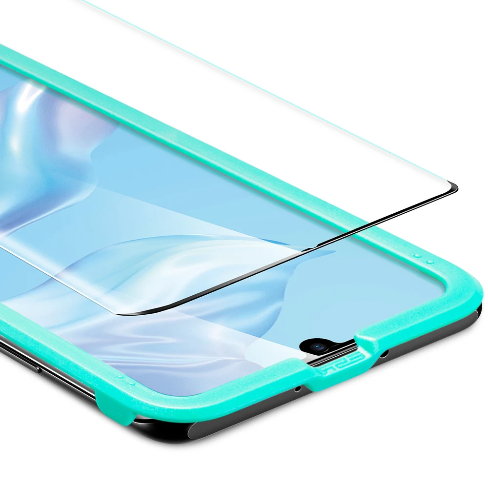 1 PC 2 шт./лот ESR Защита экрана для huawei P30 P30 Pro закаленное стекло 3X более сильное 9H 3D изогнутое полное покрытие защитная пленка, стекло - Цвет: 1 PC