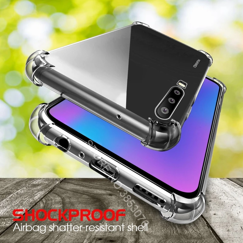Прозрачные противоударные чехлы для Huawei P30 P20 Lite Pro мягкие подушки безопасности из
