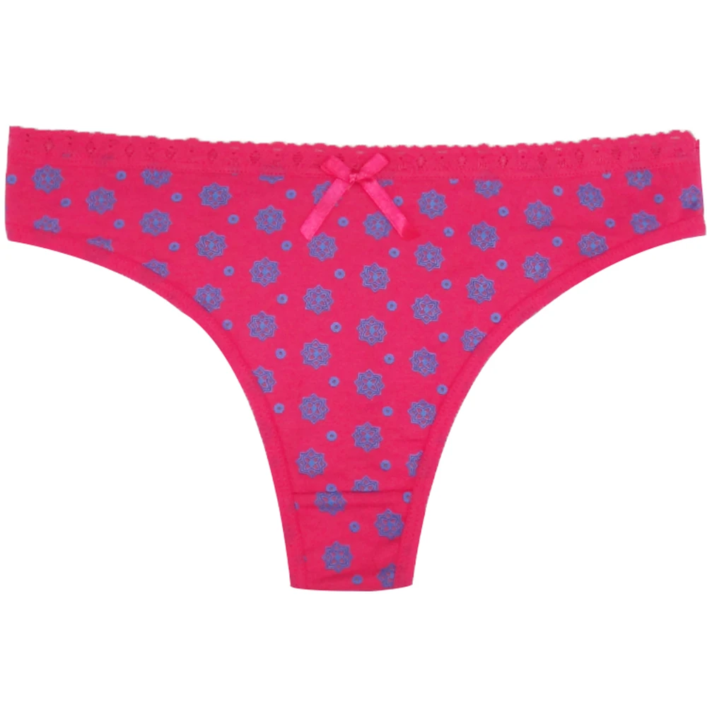 Трусики стринги женские цветочные х/б Размеры M L XL (22 04 25 2 дюйма)|panties lingeries|sexy women
