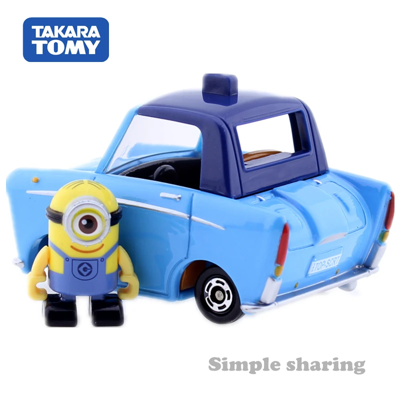 Takara Tomy Dream TOMICA Ride On R03 Гадкий я Стюарт и счастливый автомобиль литый под давлением