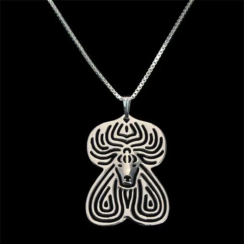 

Women's Alloy Necklaces Lovers' Poodle Jewelry Pendant Necklaces Drop Shipping