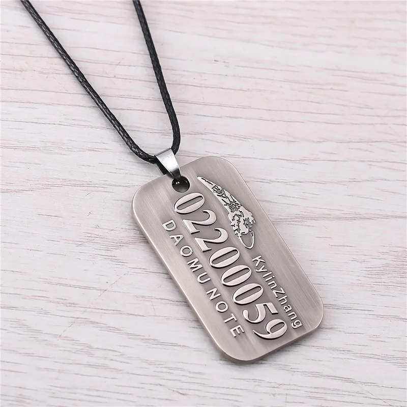 J store ожерелья из серебряного сплава с подвеской в виде гробницы кулоны армейская