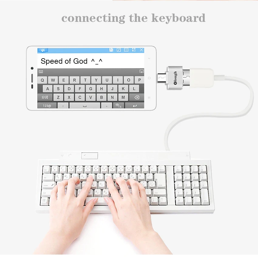 Elough OTG Micro USB адаптер для флеш-накопителя ПК OTG конвертер для samsung Xiaomi HUAWEI Microusb мобильный телефон мини OTG адаптер