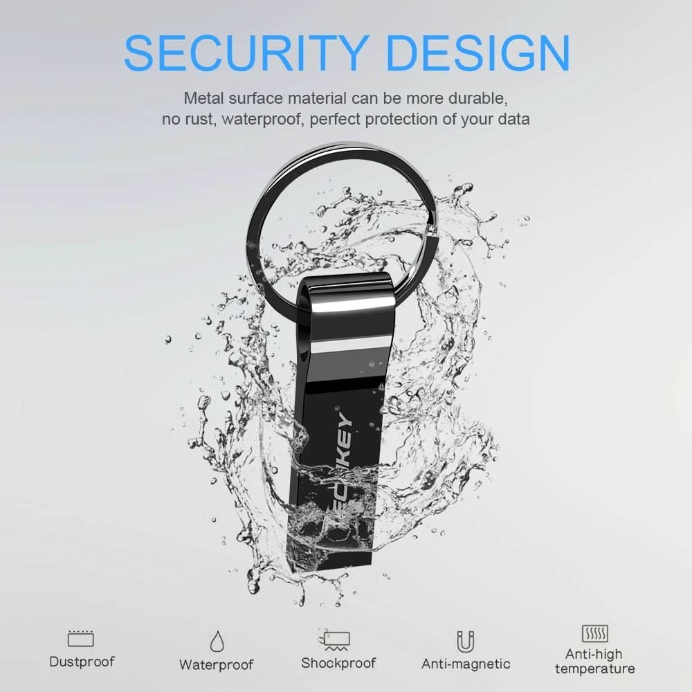 Горячая Распродажа usb флеш-накопитель 32 ГБ V285W водонепроницаемый металлический 16