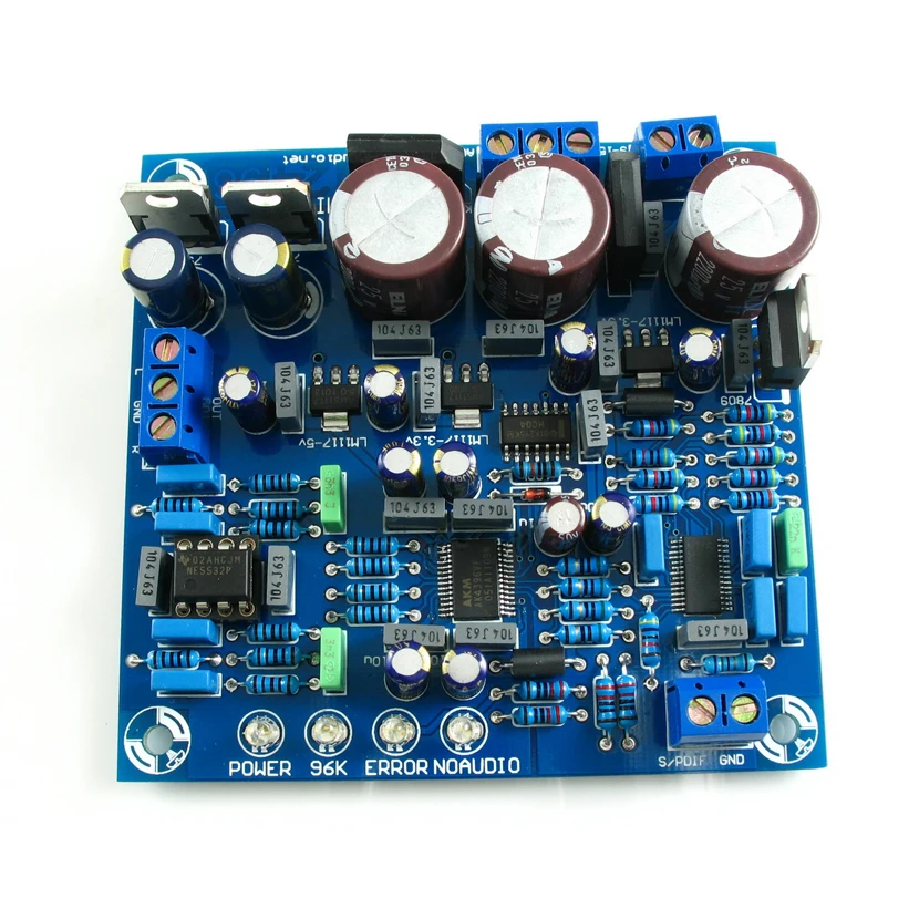24 бит 192K Гц ЦАП CS8416 + AK4396 NE5532P SPDIF к аудио выходу предусилитель комплект LJM|dac cs8416|dac