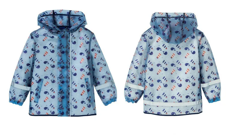 Плащ-дождевик из ТПУ для детей ростом 80-130 см, плащ-дождевик для маленьких мальчиков и девочек, водонепроницаемый плащ
