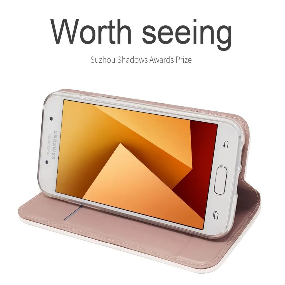 Чехол A5 2017 для Samsung Galaxy Роскошный кошелек магнитные кожаные флип Чехлы