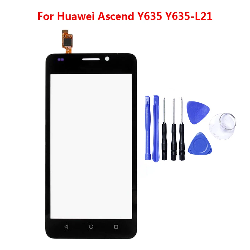 Мобильный сенсорный экран для Huawei Ascend Y635 Стекло емкостный датчик панель +