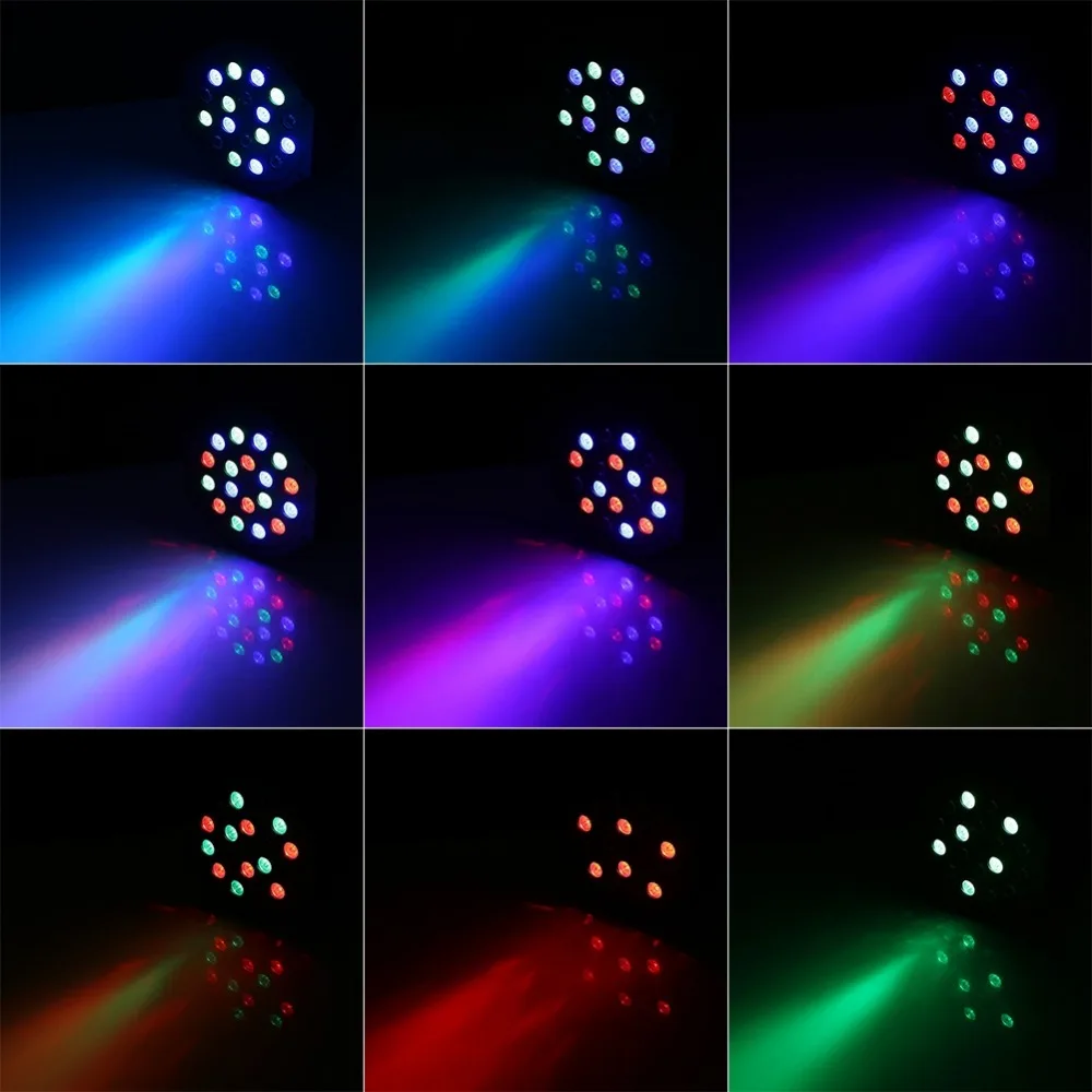 Профессиональные светодиодные сценические светильники 18 LED PAR-прожектор со