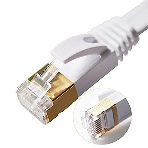 Плоский Ethernet-кабель RJ45 600 МГц 15 м/20 м/30 м/CAT7 для ПК и ноутбуков |