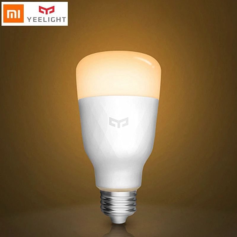 Умная лампочка Yeelight xiaomi светодиодная RGB wifi приложение с пультом дистанционного