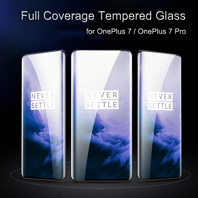 Закаленное стекло для OnePlus 7 7T One Plus защита экрана 20D Прозрачная HD Защитная