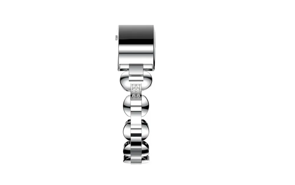 ZENHEO смотреть группа Кристалл Нержавеющая сталь ремешок для Fitbit заряд 2 Смарт-часы гибкий Регулируемый замена Браслет