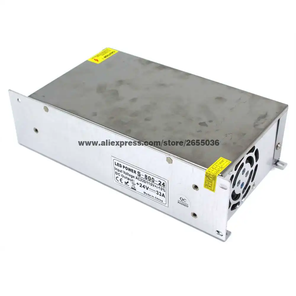 Одиночный выход 24 В постоянного тока 33 а 800 Вт импульсный источник питания