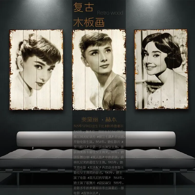 1 шт. модные восстановленные древние способы ностальгия принт дерево ксилограф