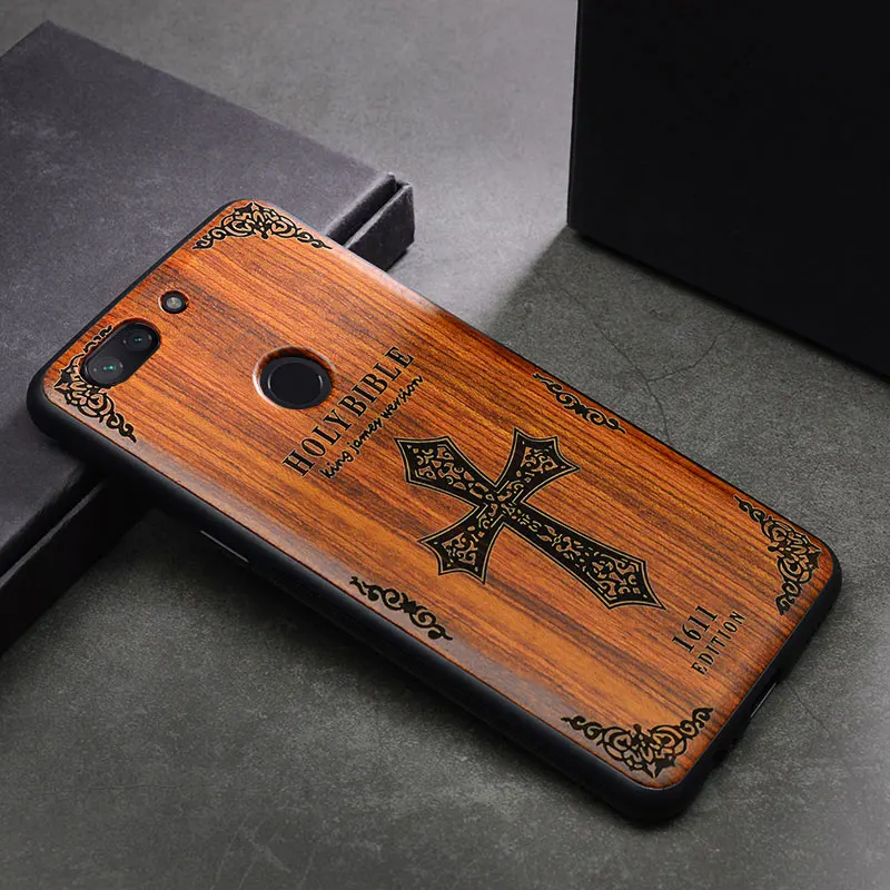 Для Xiaomi mi 8 lite чехол из натурального дерева funda Xiaomi mi 8 палисандр ТПУ ударопрочный чехол для телефона чехол для Xio mi 8 SE - Цвет: 6