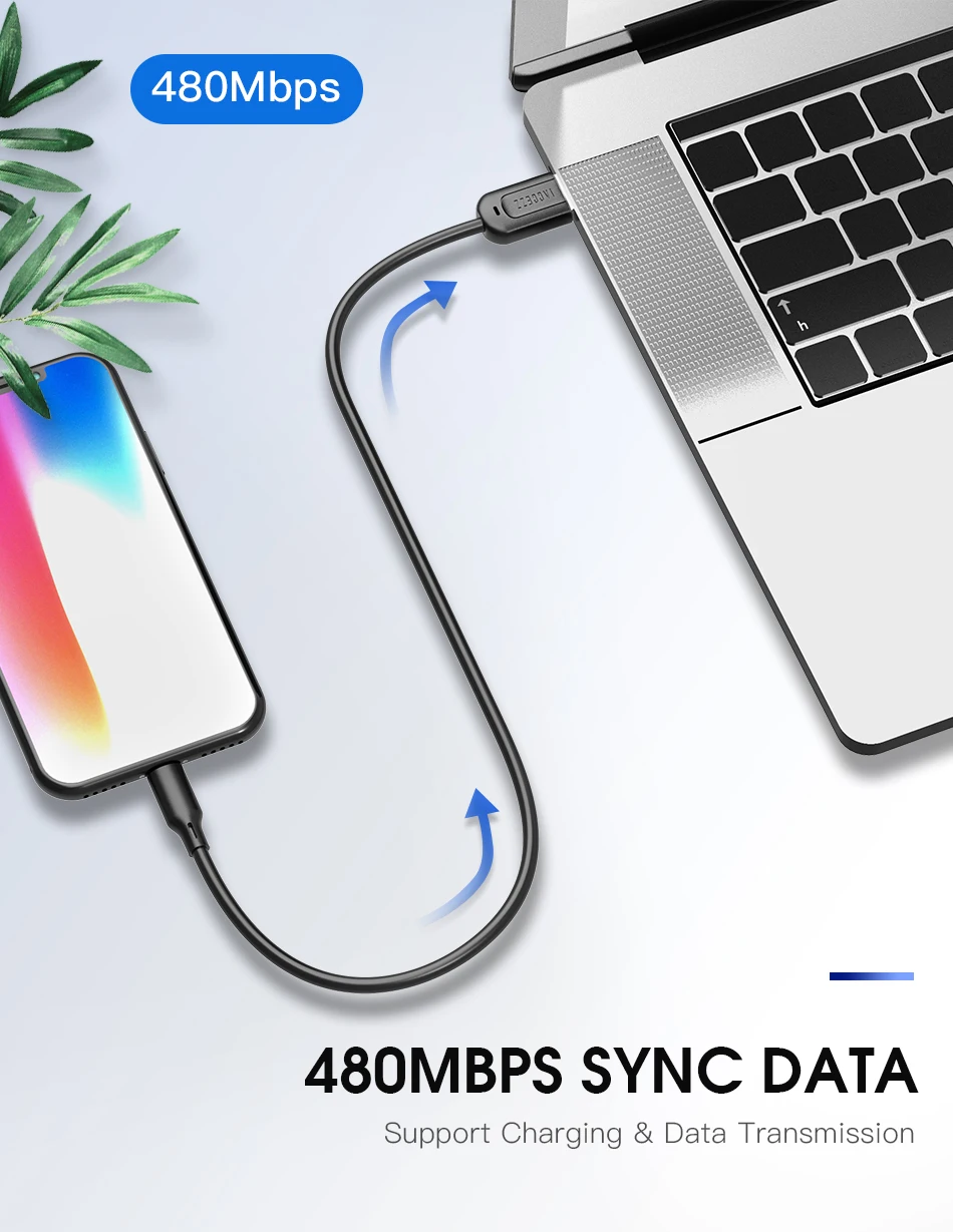 ACCEZZ USB кабель для передачи данных для iPhone 7 Plus X XS Max XR iPad Быстрая зарядка зарядное устройство освещение 8 Pin короткие кабели длинный провод 30 см 1 м 3 м