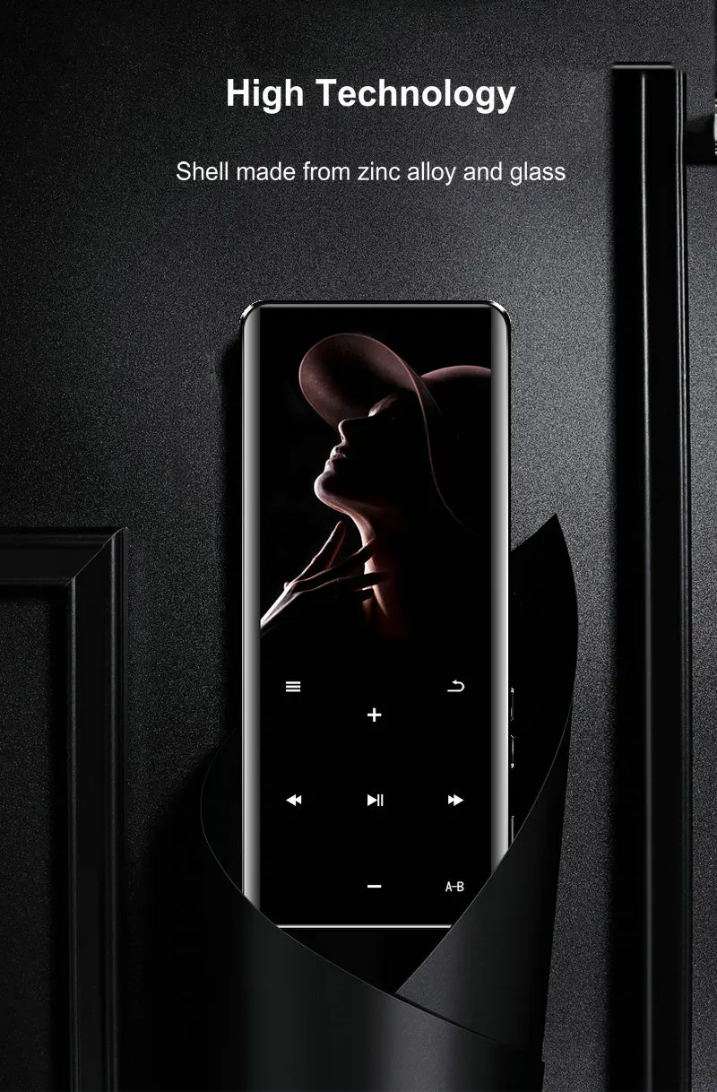 MP4 плеер портативный Bluetooth 4,0 MP3 мультимедийный MP 4 Тонкий 2,4 дюймов сенсорный экран fm-радио видео HiFi плеер SD карта до 32 Гб