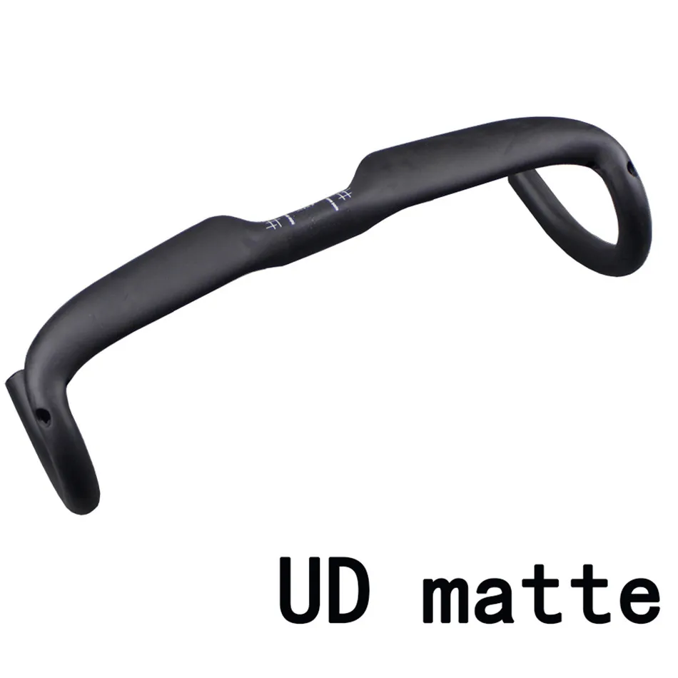 Полностью углеродное волокно дорожный велосипед один изгиб к ветру ручки