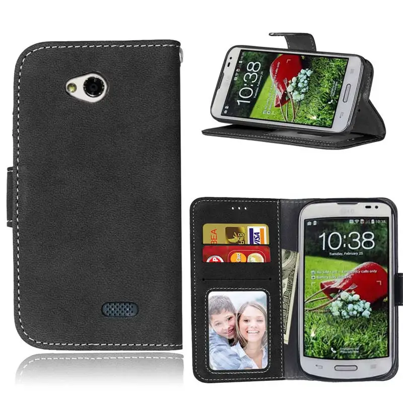 Чехол для LG L70 D320 D325 чехол 4 5 дюйма искусственная кожа кошелек телефона L65 D285 D280
