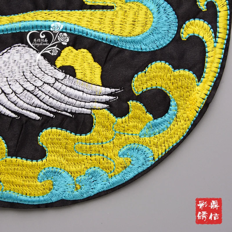 

DIY embroidery cloth sticking crane clothing decorative embroidery accessories embroidery sticker angel wings