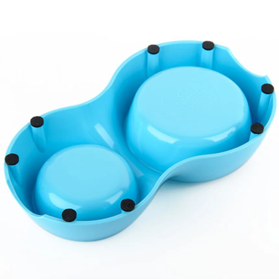 Large Dog Bowl Stainless Steel Water Bottle Food Container Bebedouro Pet Double Feeding Plato Perro Acero Products 70N0569 | Дом и сад
