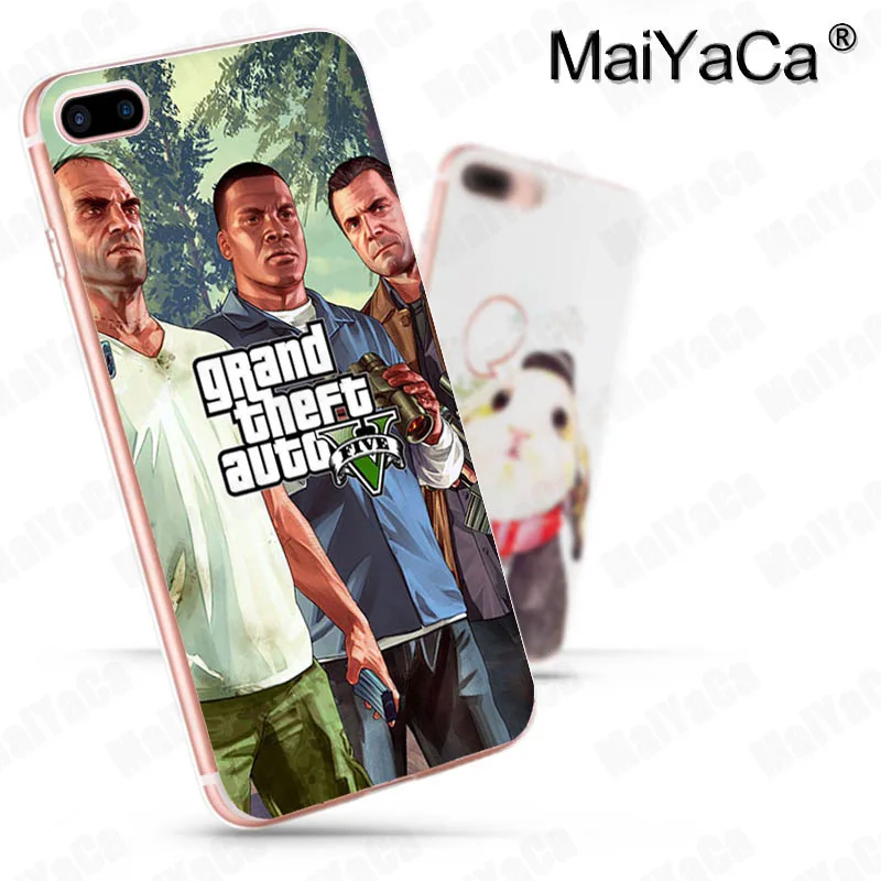 MaiYaCa Gta Grand Theft Auto V милый чехол для телефона iphone SE 2020 11 pro 8 7 66S Plus X 10 5S XR XS MAX|Бамперы| |