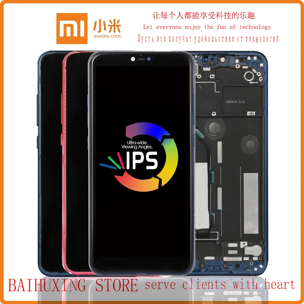 6 26 &quotоригинальный для XIAOMI Mi8X ЖК дисплей с сенсорным экраном рамкой дигитайзер