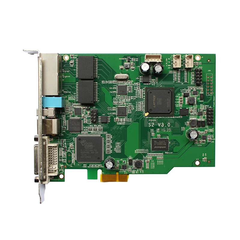 Прозрачный СВЕТОДИОДНЫЙ дисплей Colorlight S2 светодиодная RGB отправка заменяемая