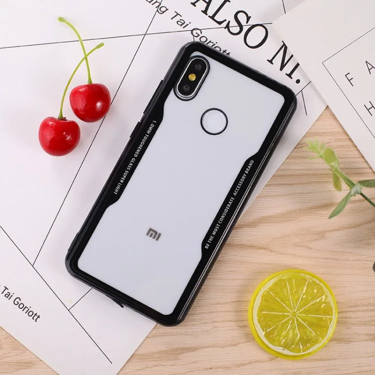 Прозрачный защитный чехол для телефона Mi 8 8SE Redmi Note 4 5 4x Xiaomi 5x 6x рамка из ТПУ