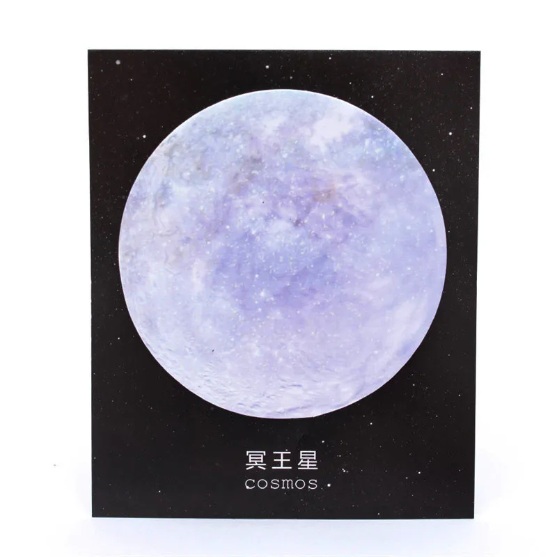 6 цветов на выбор Космический блокнот с космосом клейкие заметки школьные